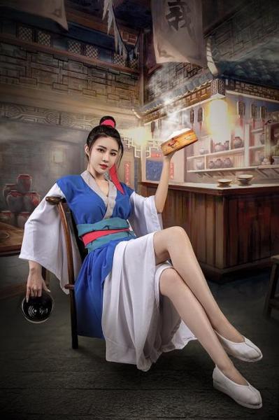 水浒cos大赏!最美潘金莲出演《小浣熊百将传》