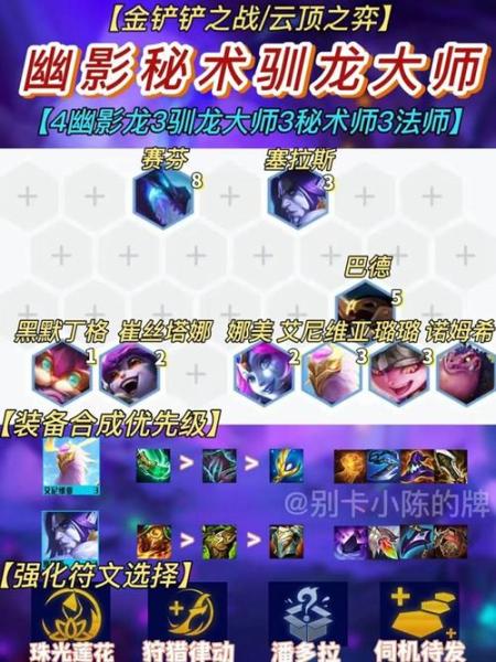 金铲铲之战S7.5幽影玉龙怎么玩