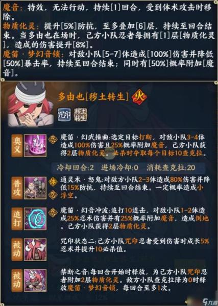 《火影忍者：忍者新世代》无[秽土转生]技能解析和阵容推荐