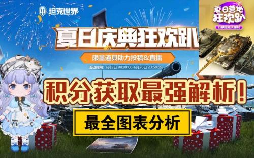 获取积分兑换好礼 《坦克世界》夏日庆典正式开启