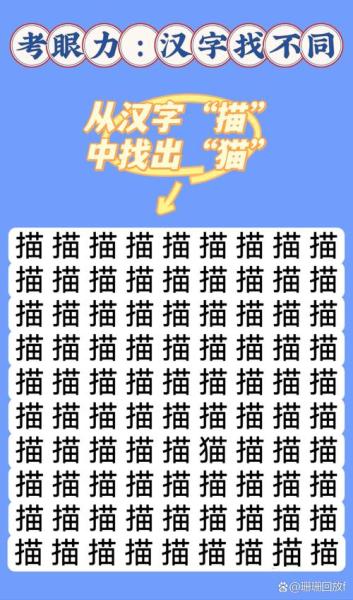 汉字找茬王凿找出20个字怎么过