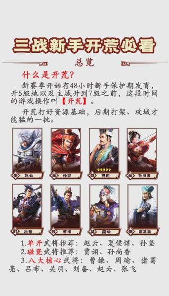 三国志战略版开局应选什么人物