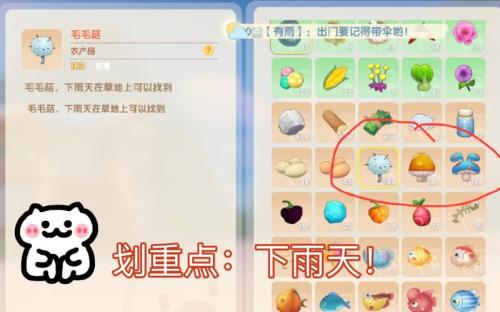 摩尔庄园标记蘑菇怎么用