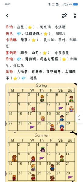 星露谷物语莉亚喜欢什么礼物