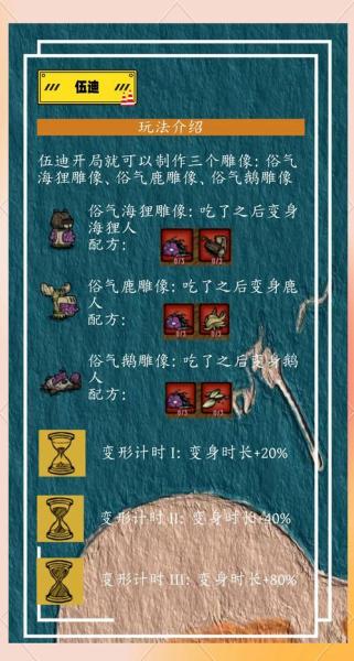 饥荒伍迪怎么玩