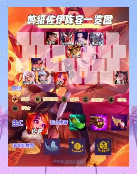云顶之弈怎么玩好武仙塔姆佐伊阵容