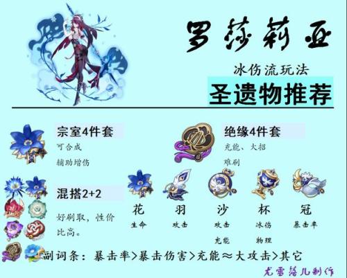 原神罗莎莉亚武器怎么选