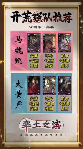 率土之滨魏智阵容怎么搭配