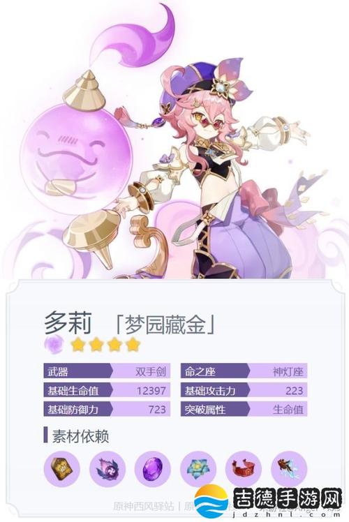 原神多莉值得培养吗