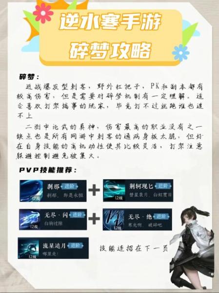 逆水寒手游碎梦新手怎么玩
