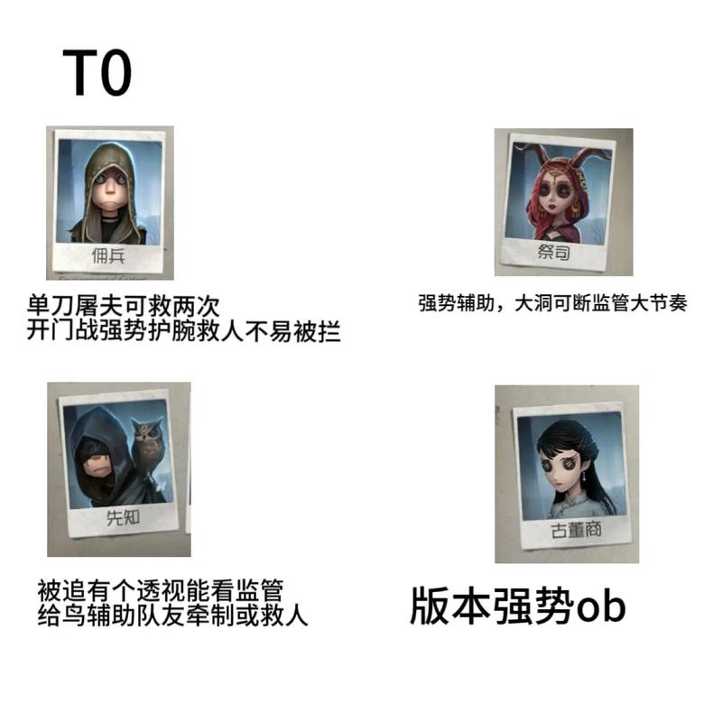第五人格哪些求生者开局不能追