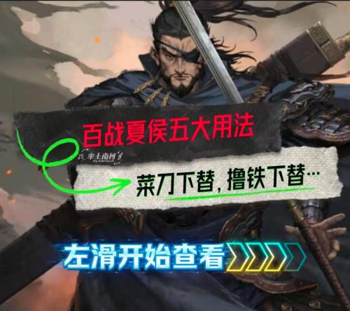 率土之滨夏侯渊怎么玩