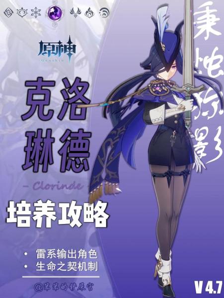 原神克洛琳德的命之座有哪些能力