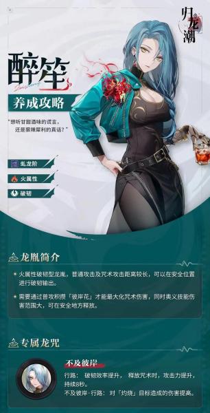 归龙潮醉笙怎么培养和配队