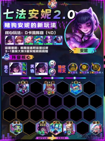 金铲铲之战七法师妮美怎么玩