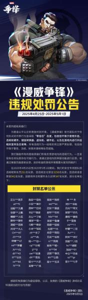 《漫威争锋》发布最新违规处罚公告,新春红包封面来袭