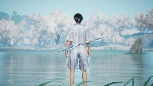 《射雕》夏日武器外观“引沧浪”来袭,江湖秒变海边派对