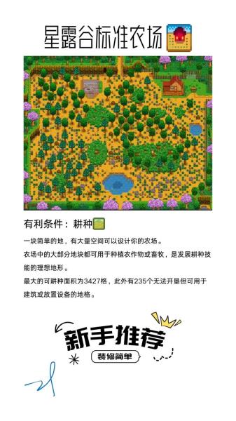 星露谷物语开局农场怎么选择