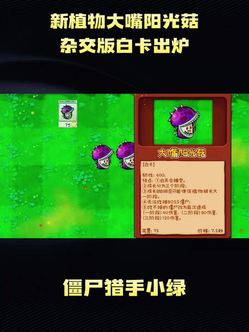 植物大战僵尸杂交版新增菇类有哪些