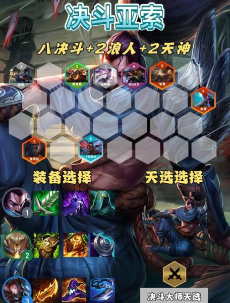 金铲铲之战八决斗亚索怎么玩